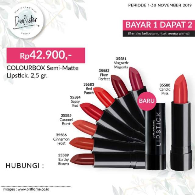 Lipstik cantik semi matte