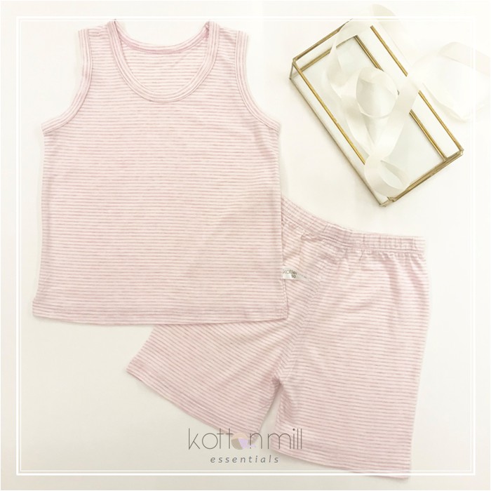 Kotton Mill Essentials Singlet Vest & Shorts