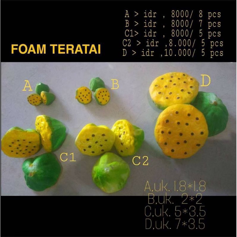 Foam Teratai Foam Bunga Teratai