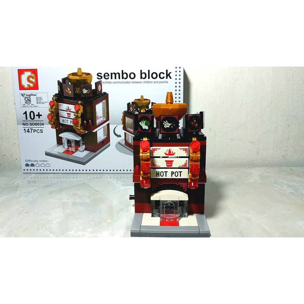 Brick Sembo SD6034 Hotpot (147pcs) 10+