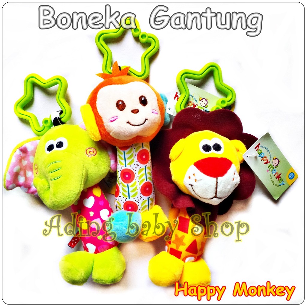 Boneka Gantung happy monkey