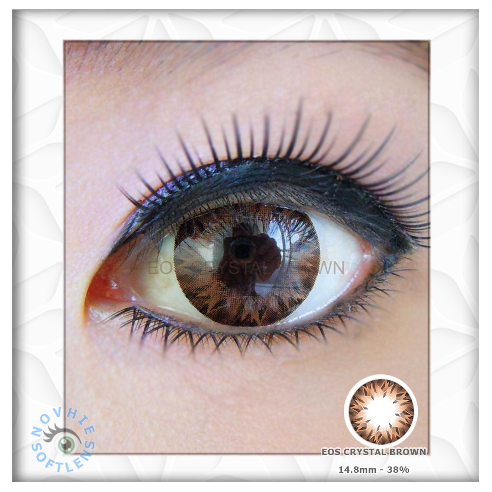 SOFTLENS EOS CRYSTAL BROWN