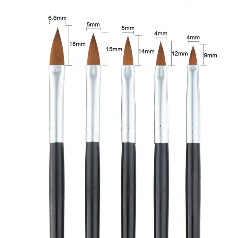Kuas Lukis gambar 5 pcs