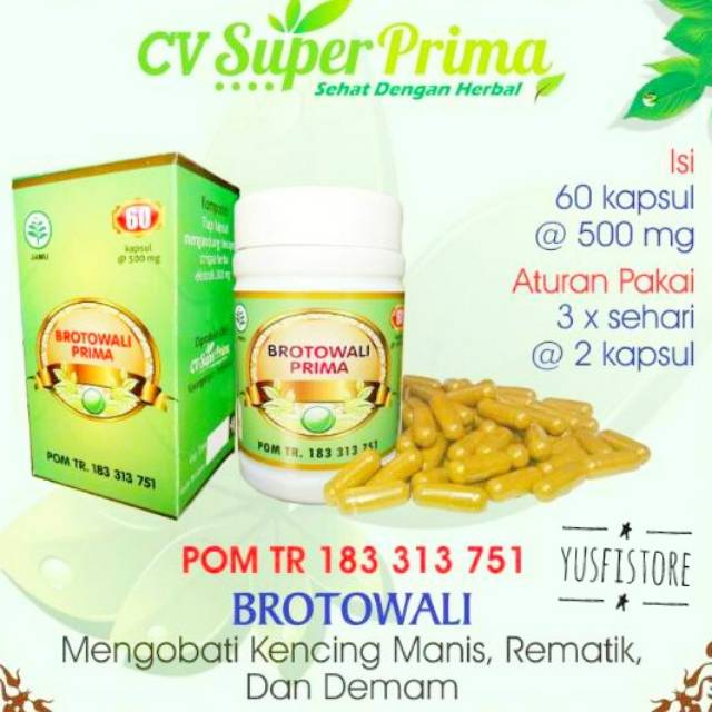 Obat Kencing Manis Brotowali Prima