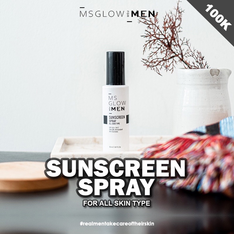 MS GLOW FOR MEN SUNSCREEN SPRAY