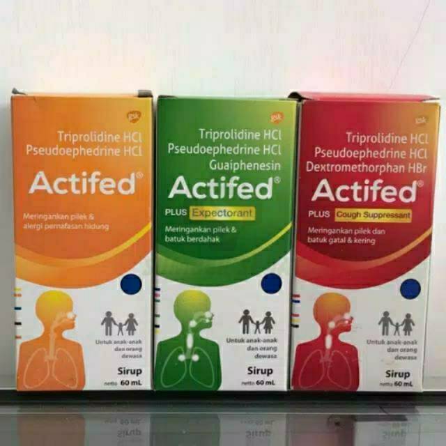 ACTIFED SIRUP 60 ML