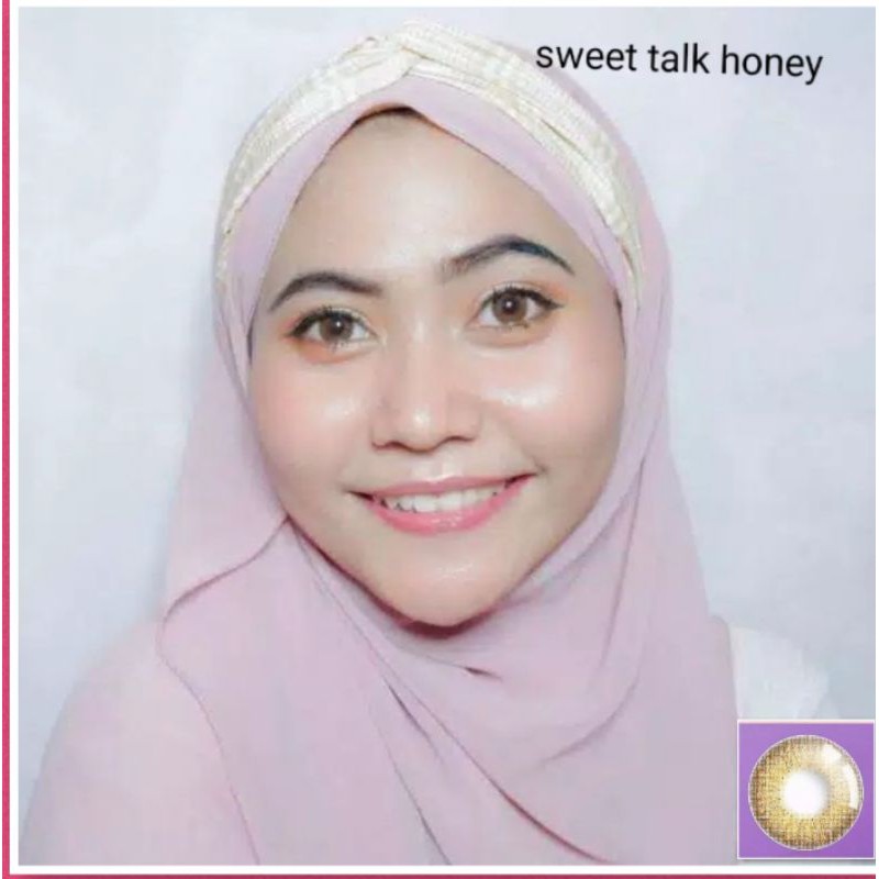softlens sweet talk honey normal