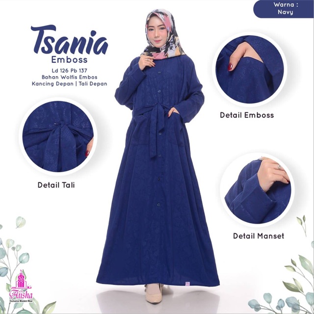 GAMIS TSANIA EMBOSS BIG SIZE