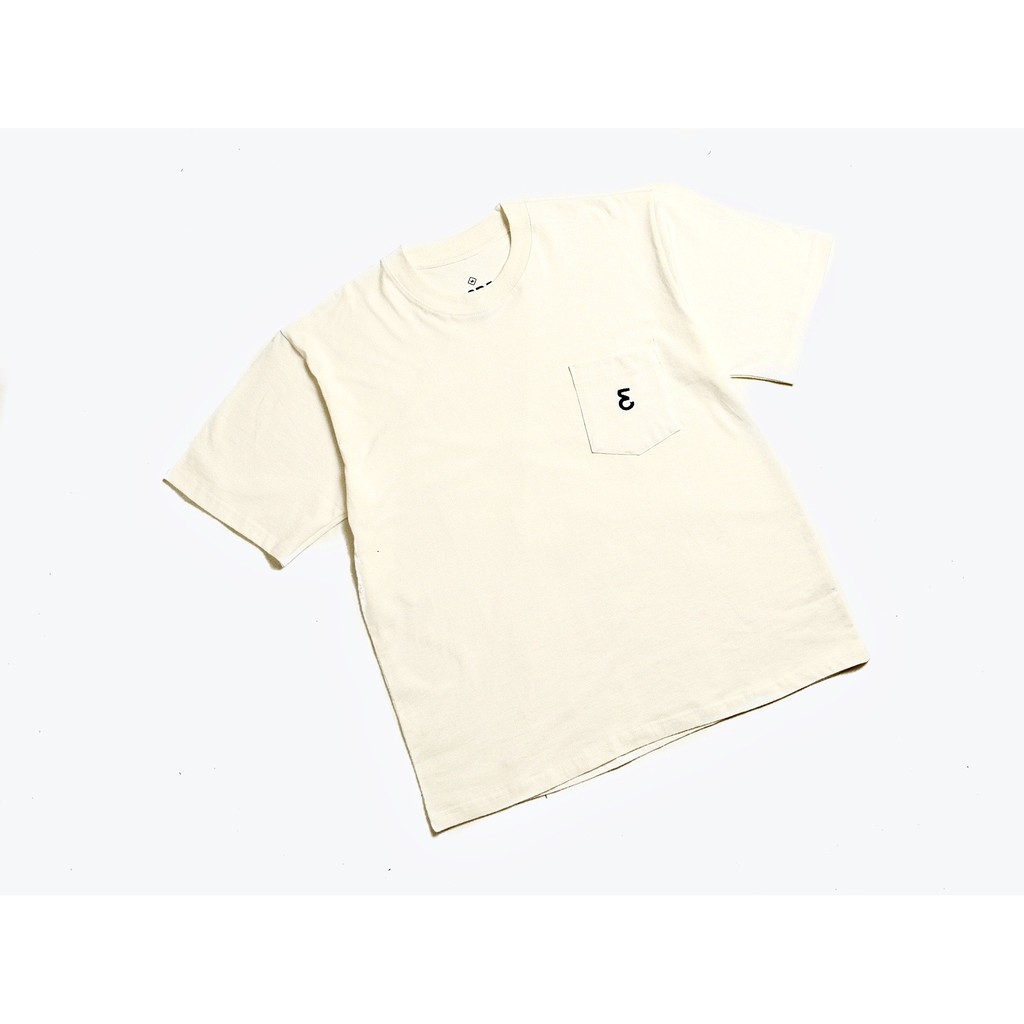 Pocket Tshirt in Broken White