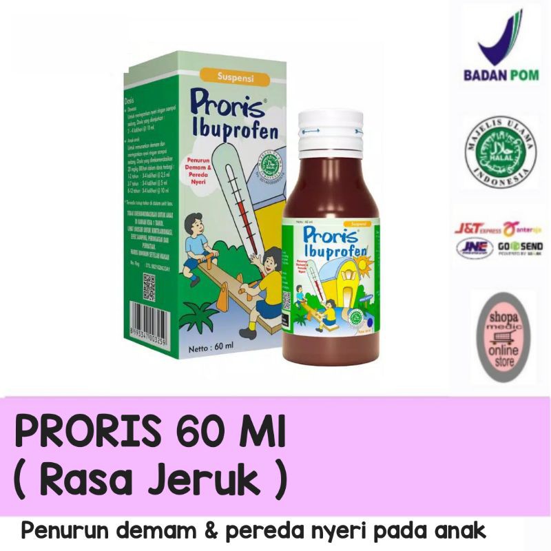 PRORIS SIRUP 60 ML - Rasa Jeruk