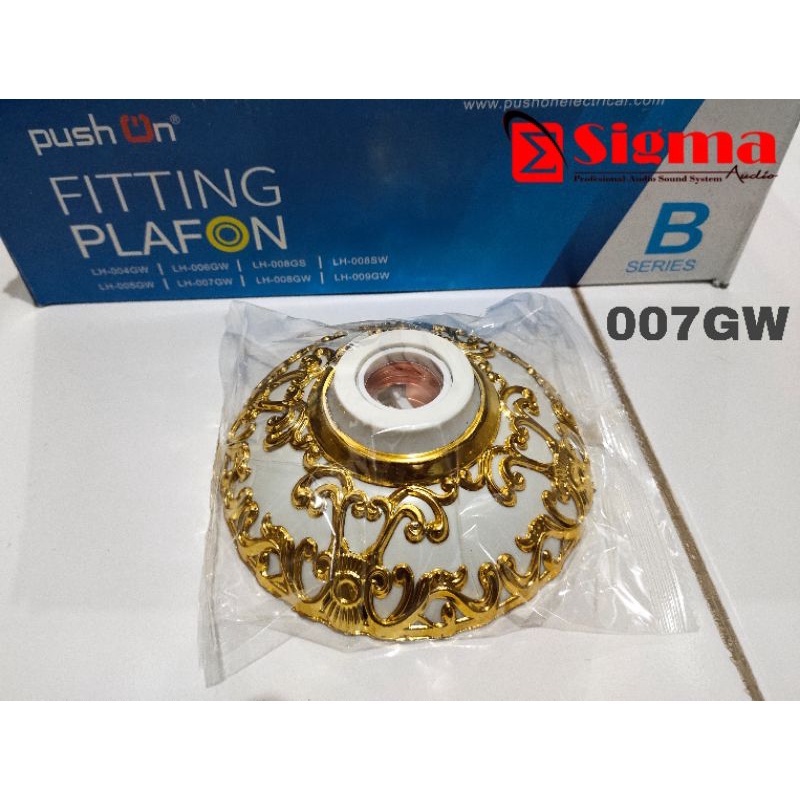 Fitting Plafon Push On Lampu Hias
