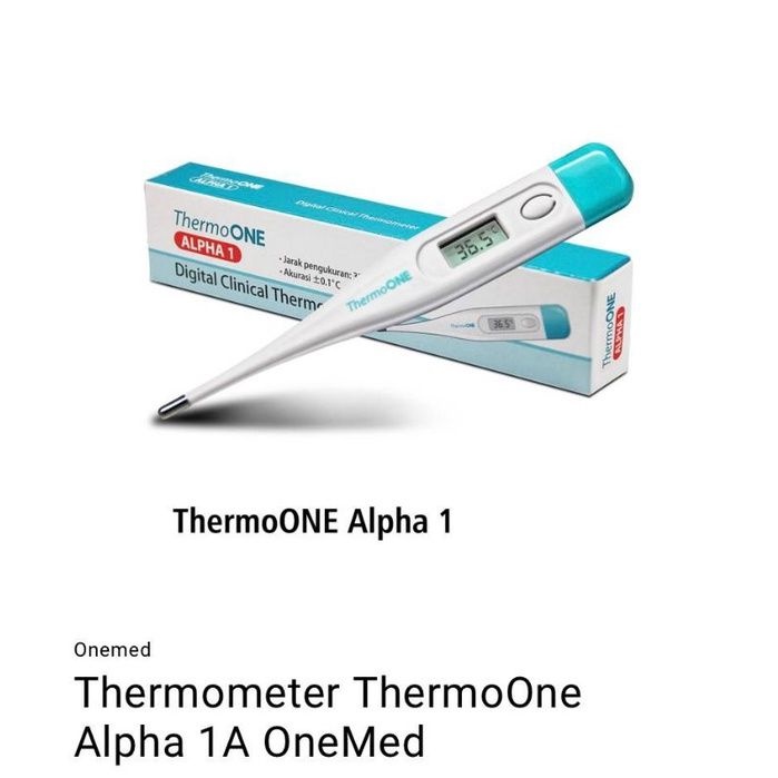 Original OneMed Thermometer Alpha 1 Exp Baru