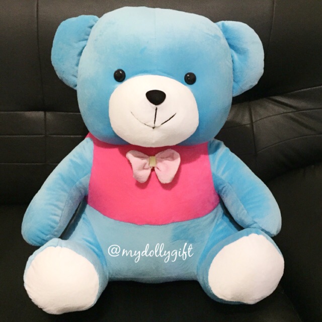 Boneka Bear Pita Soft Blue