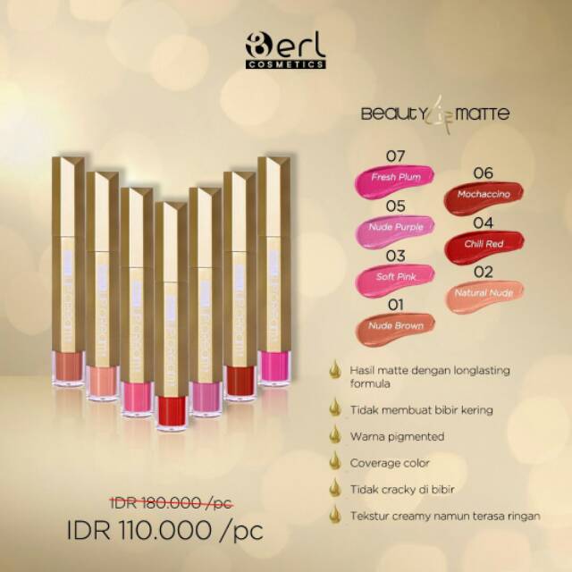 LIPMATTE CREAM BERL
