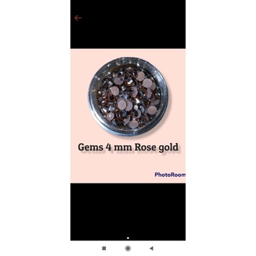 GEMS ROSE GOLD 4 MM