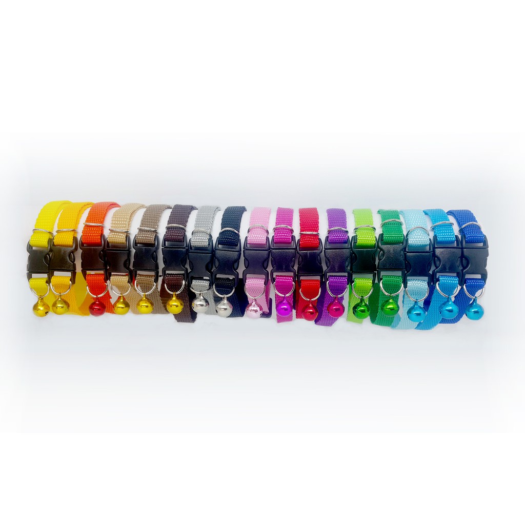 Kalung Kucing polos random 14mm