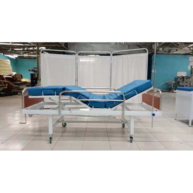 Bed pasien 2 engkol manual pollywood