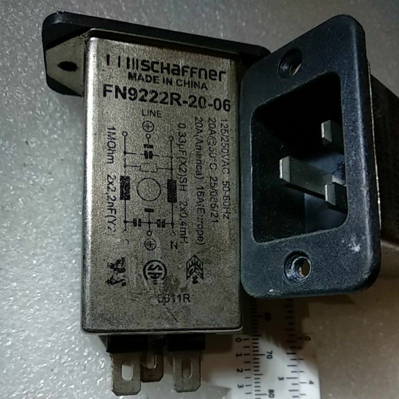 NOISE FILTER 20A 250V