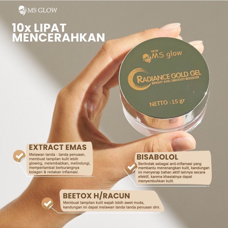 Radiance gold gell