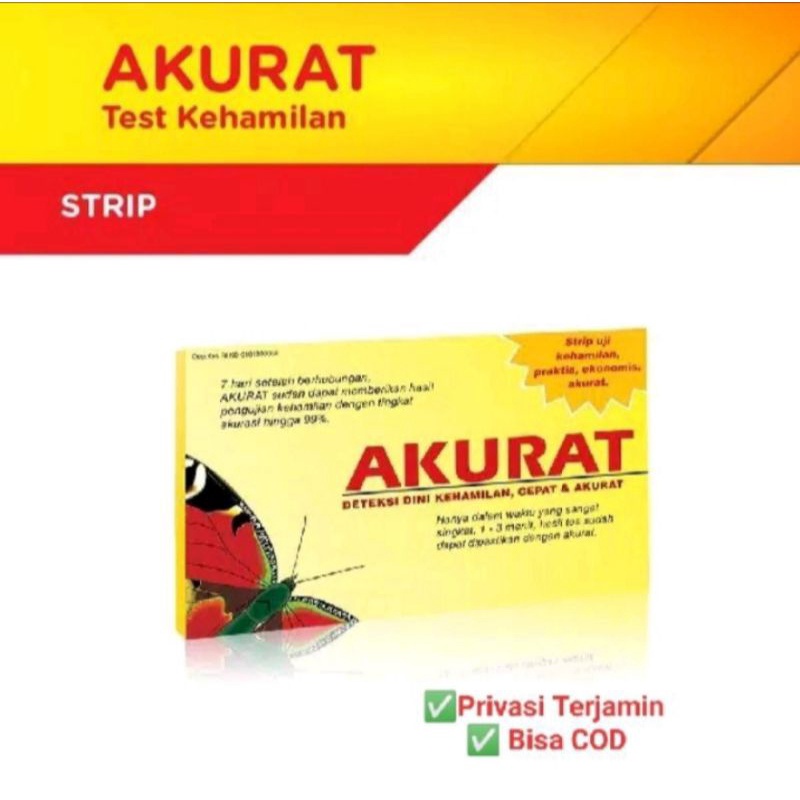 Akurat Strip/Alat Test Kehamilan/Testpack
