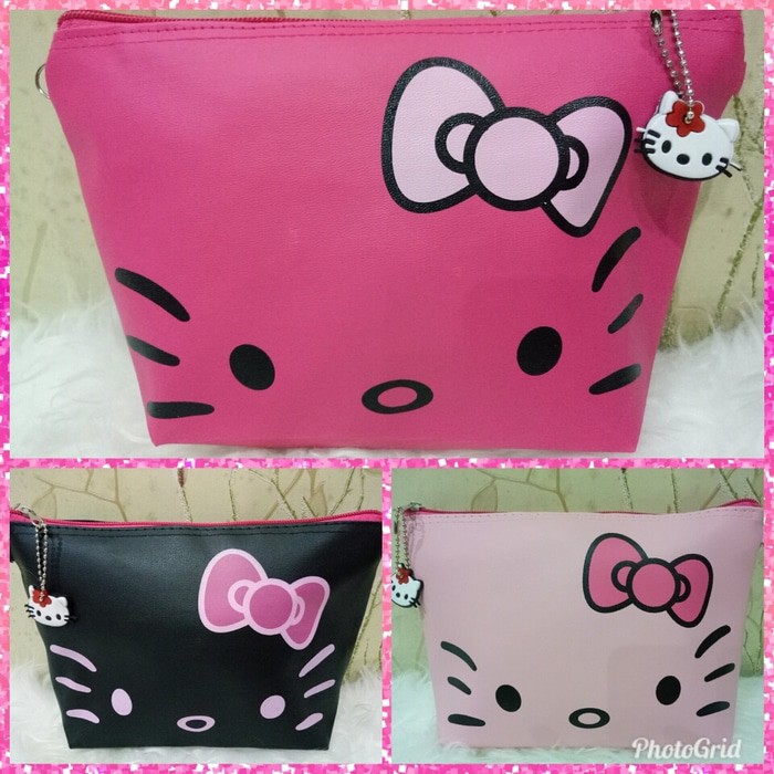 POUCH KOSMETIK HELLO KITTY TEBAL