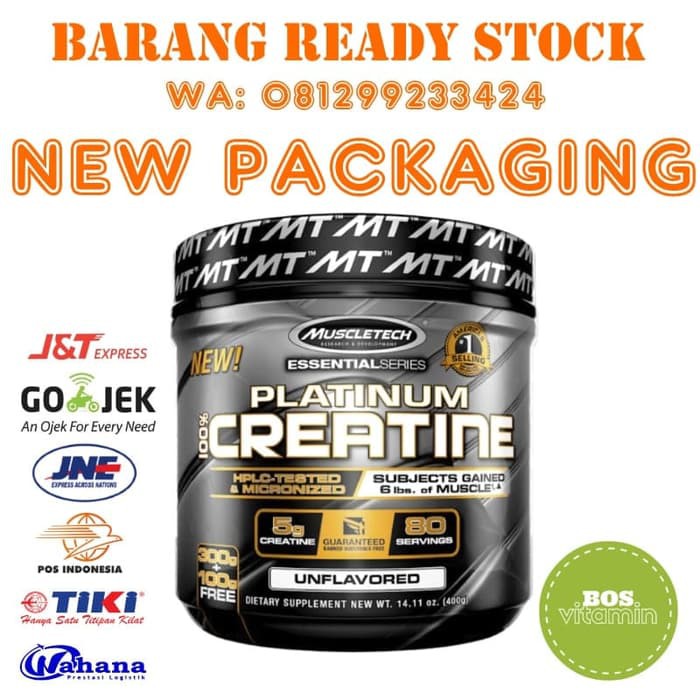 MuscleTech Platinum Creatine 400 gram Limited