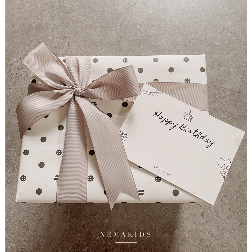 gift wrap + kartu ucapan
