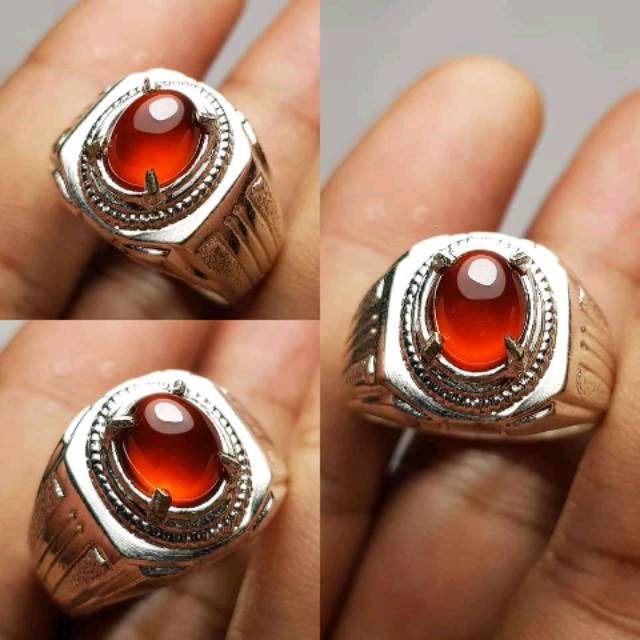 Natural red garnet