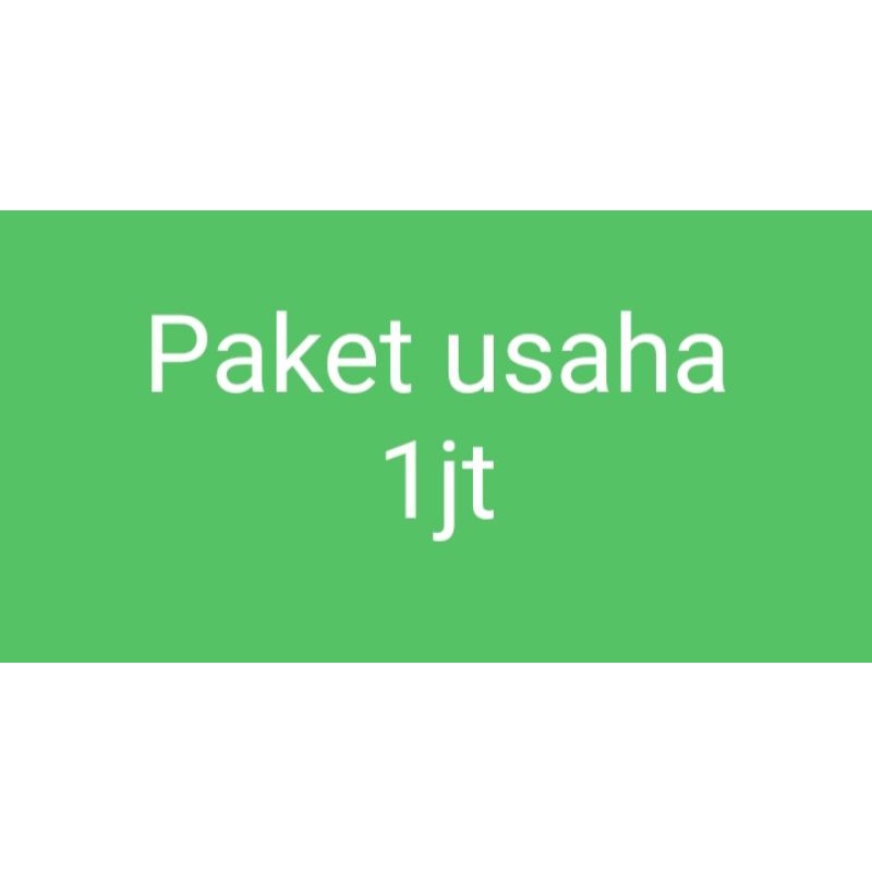 paket usaha 1jt