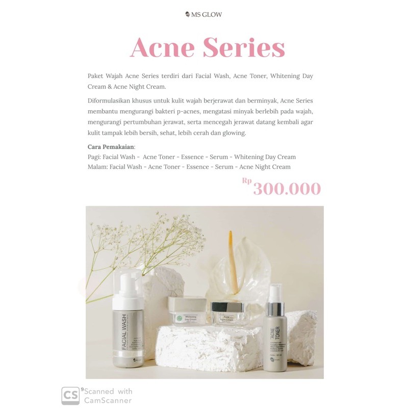 Ms glow paket acne