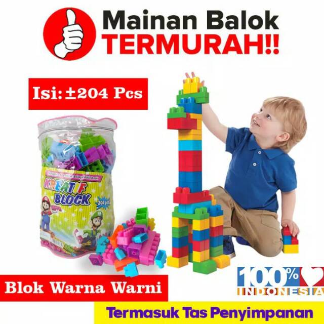 Kreative block 204pc
