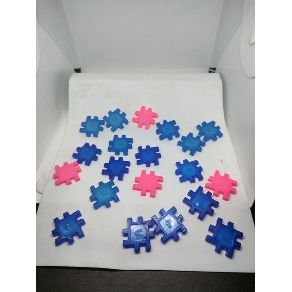 Mainan puzzle plastik 10 pcs