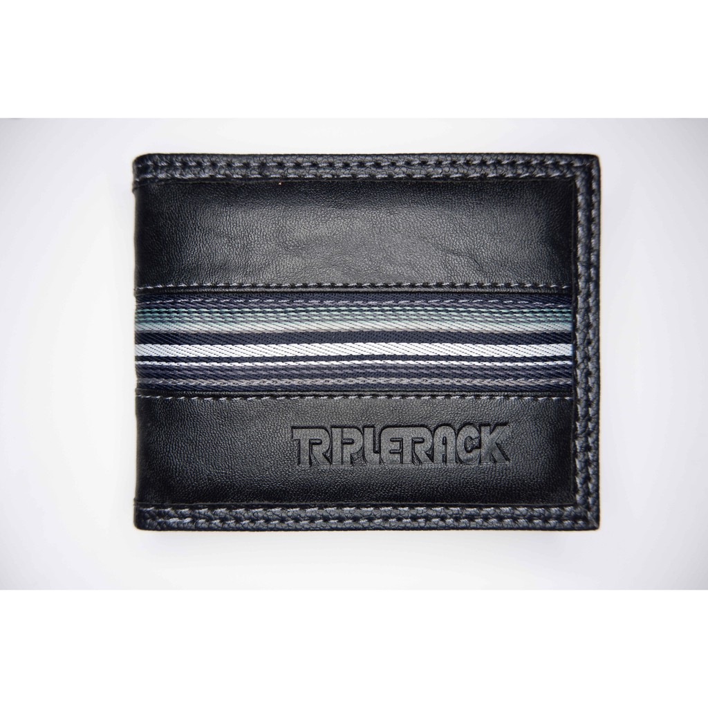 Dompet Kulit Pria TRIPLETRACK Strip