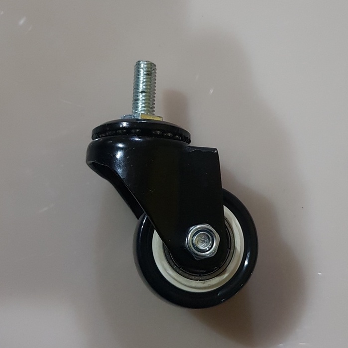 Roda kecil lemari srew/baut 2 inch putar
