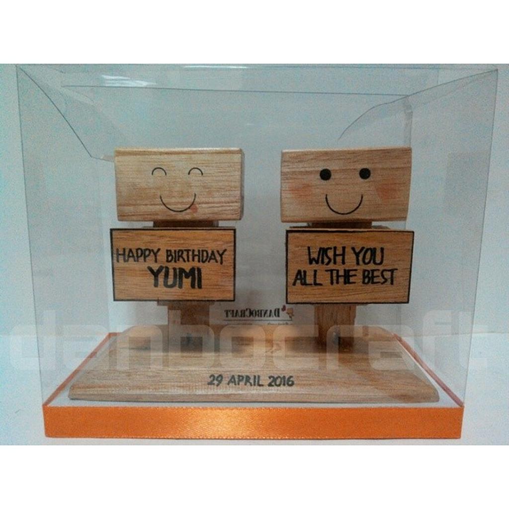 Couple danbo birthday gift