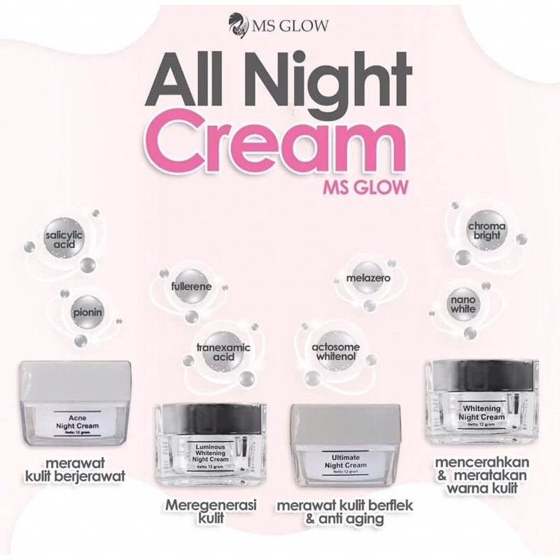 NIGHT CREAM MS GLOW