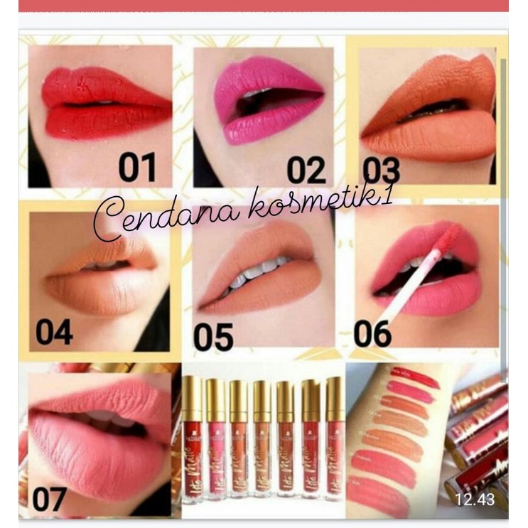 lipstik matte lipcrem latulipe