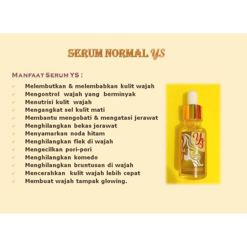 serum ys gold new