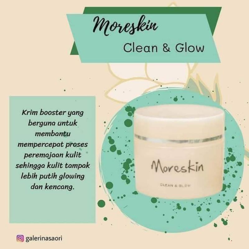 MORESKIN CLEAN AND GLOW