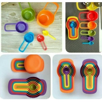 6PCS SENDOK TAKAR TEBAL
