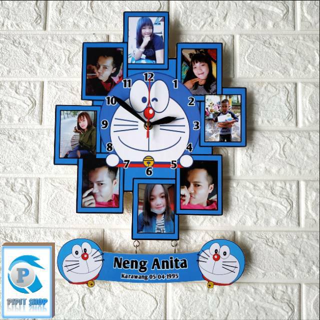 jam Dinding Doraemon Smile BIG! 44x33cm