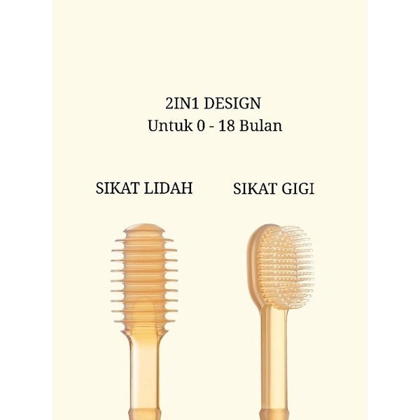 Silicone Tongue Brush and Toothbrush EHS