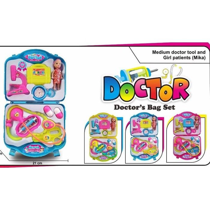 MAINAN ANAK DOKTER KOPER SET + BONEKA