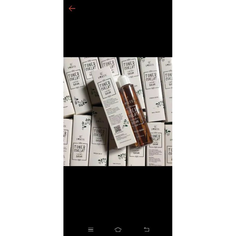 toner coklat
