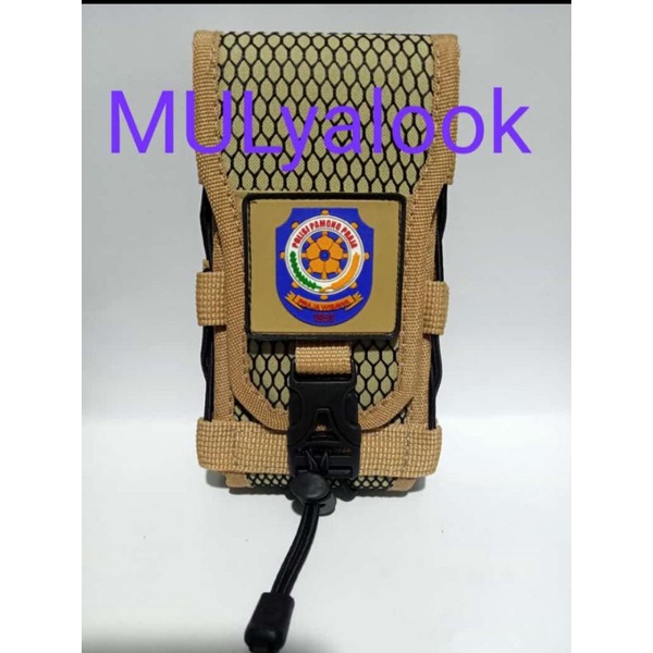 Tempat hp logo karet