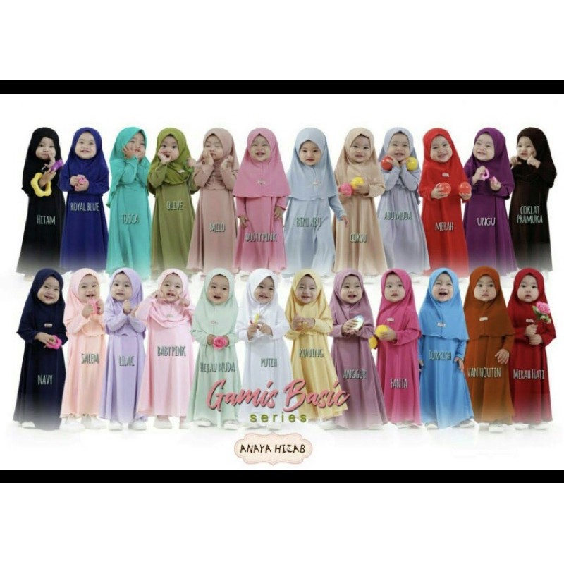 best seller gamis basic anaya hijab