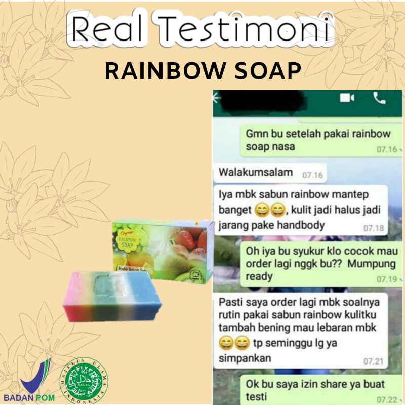 Sabun RAINBOW NASA