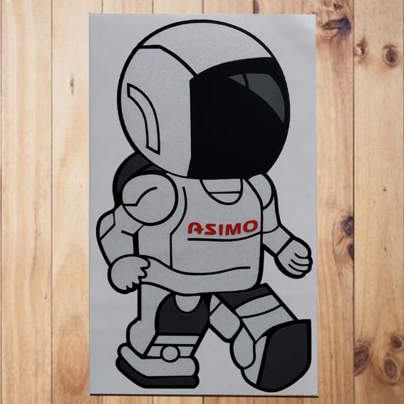 Stiker Asimo Right by Side View New