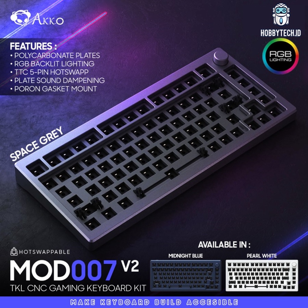 Akko Mod 007v2 / 007 v2 Hot-Swappable Mechanical - Barebone