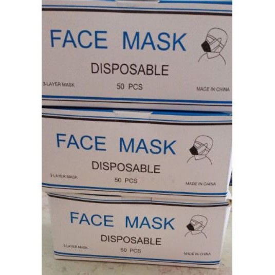 Masker 3 ply isi 50pcs